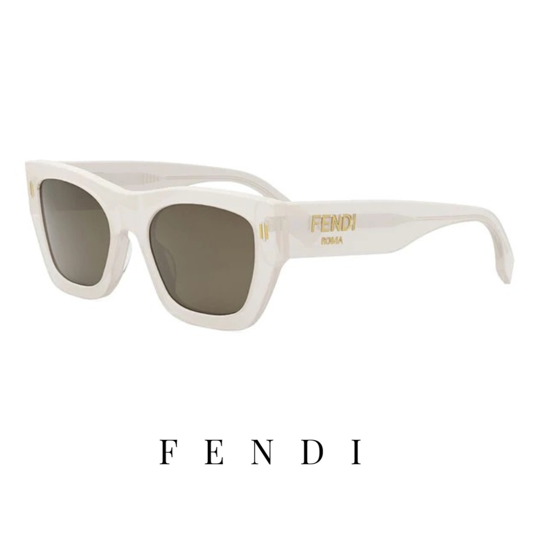 Fendi - Square - White