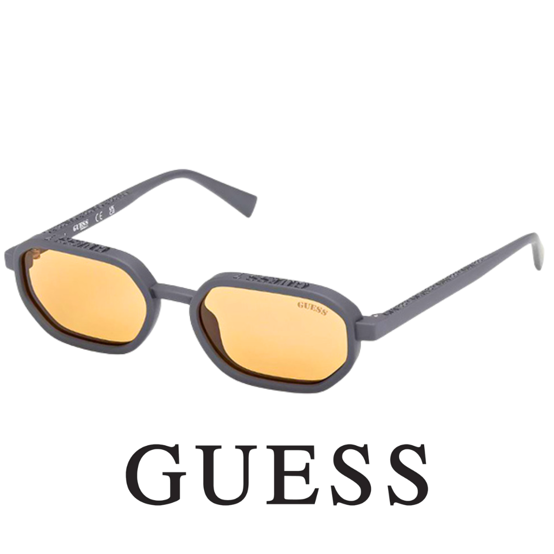 Guess - Geometric - Full / Rim - Matte / Gray