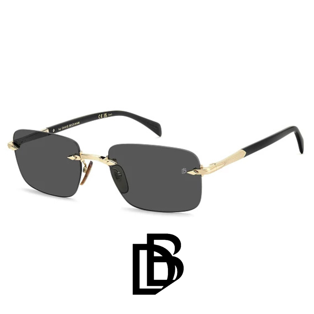 David Beckham - Rectangular - Rimless - Gold / Black