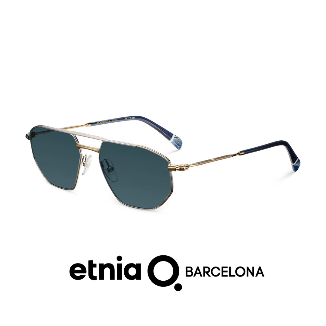 Etnia Barcelona - Alator - Rectangle - Double Bridge - Polarized - Silver/Gold