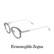 Ermenegildo Zegna Eyewear - Round Square - Shiny Grey