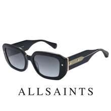 ALLSAINTS - Jade - Oversized / Oval - Shiny / Solid / Black