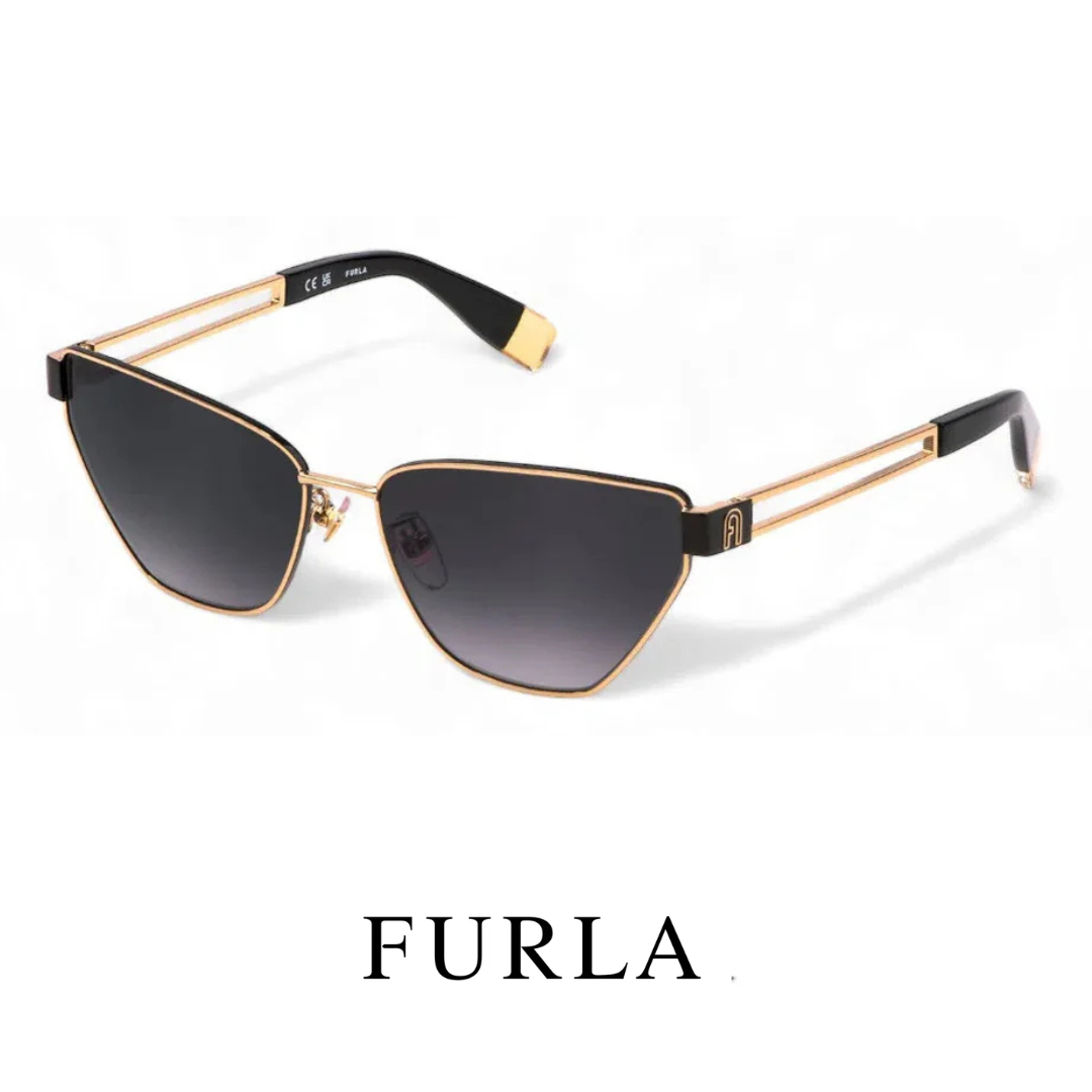 Furla - Cat Eye - Shiny Rose Gold / Black