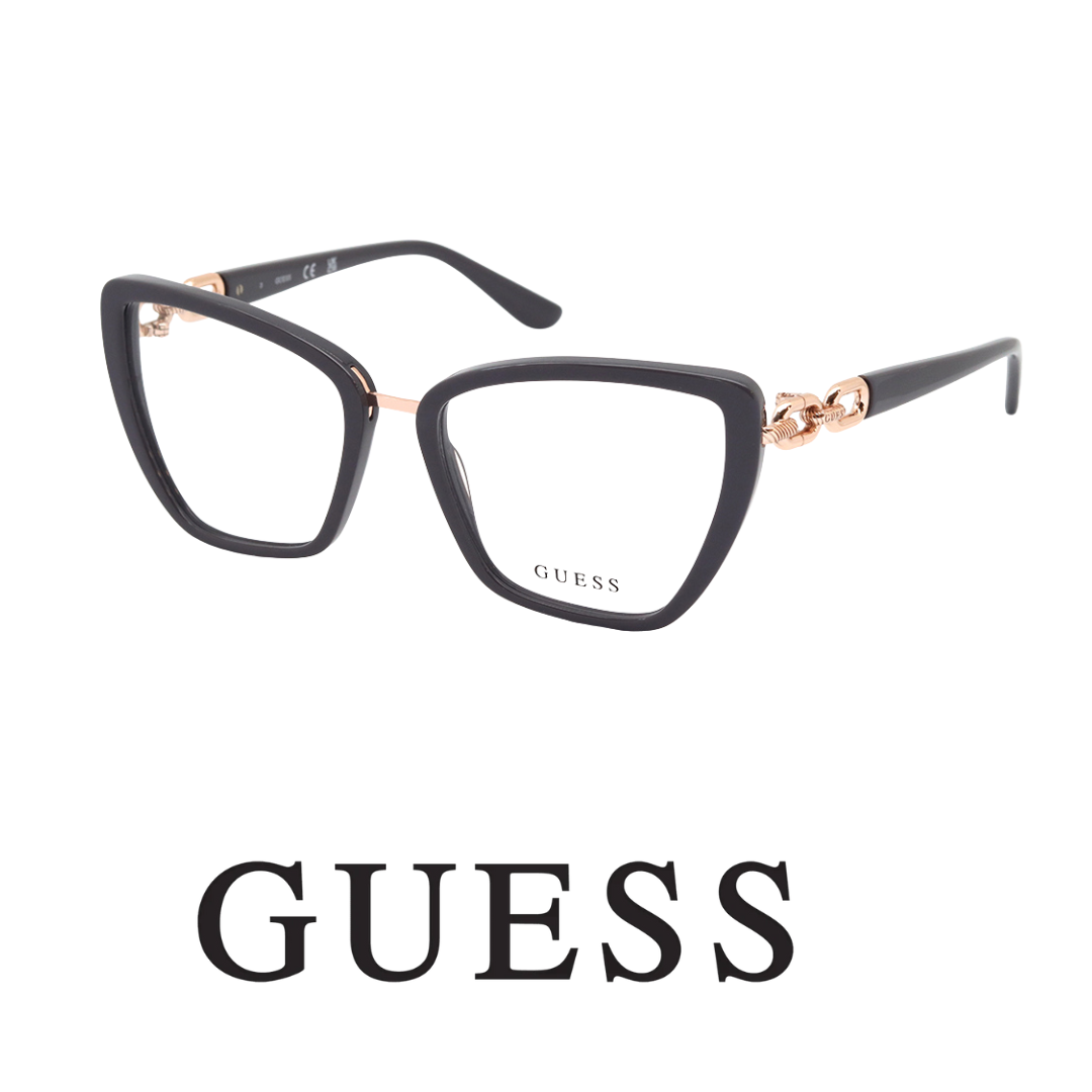 Guess Eyewear - Cat Eye - Shiny Grey