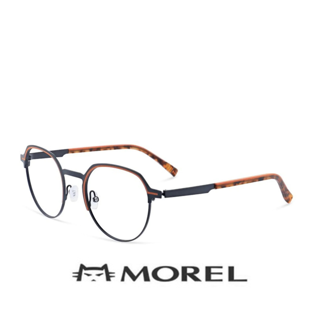 Morel Eyewear - Round - Black Orange