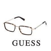 Guess Eyewear - Rectangle - Dark Havana with Gold