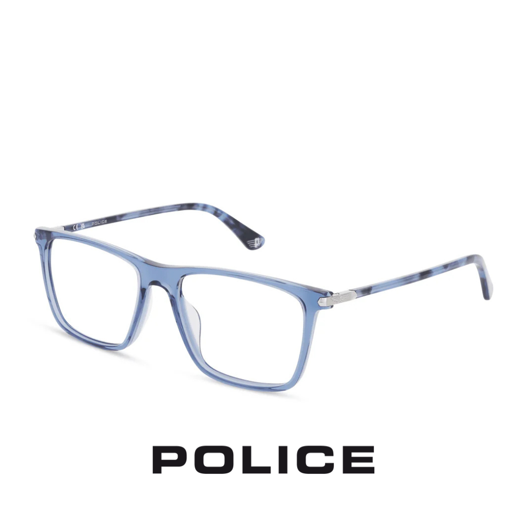 Police Eyewear - Roadie - Square - Transparent Blue