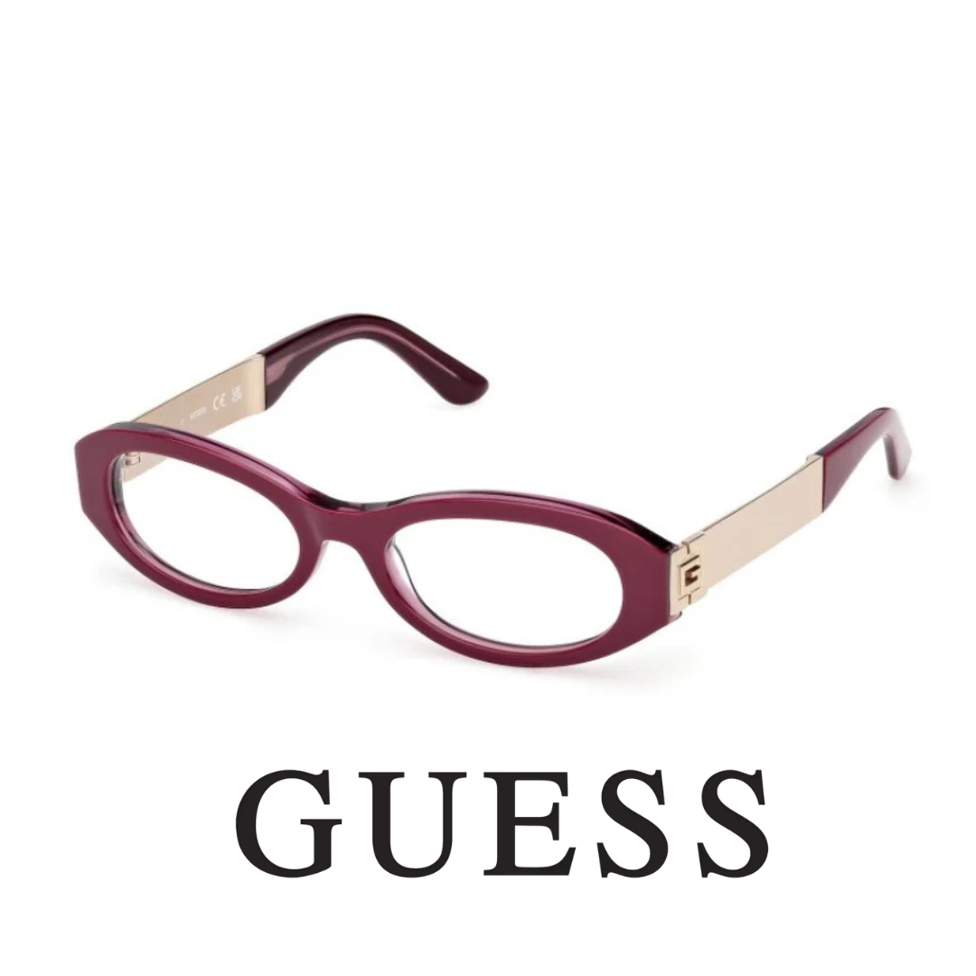 Guess Eyewear - Oval - Violet Deep Gold
