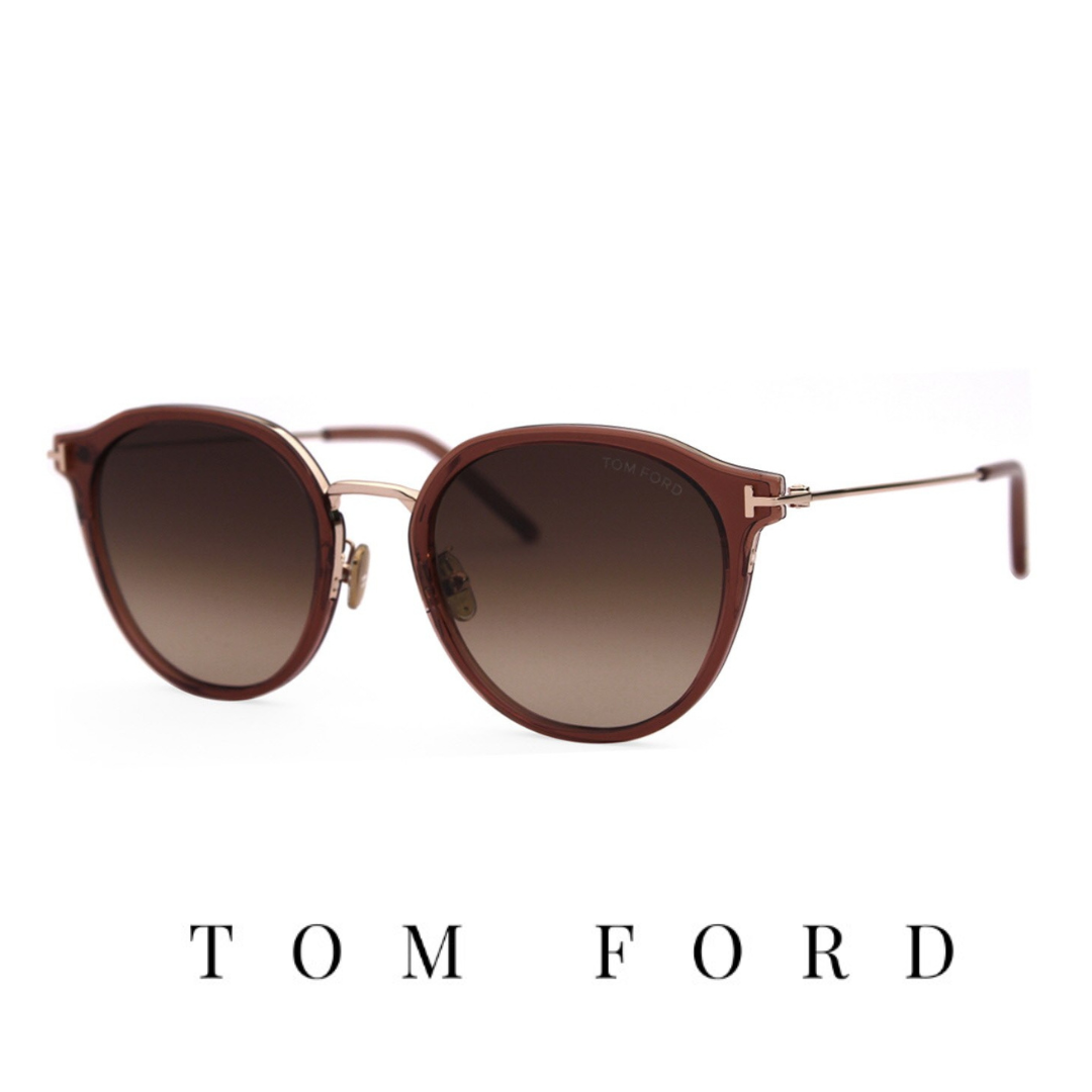 Tom Ford - Round - Shiny Brown