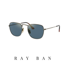 Ray Ban - Frank -  Antique gold / Polar blue mirror gold