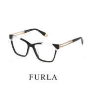 Furla Eyewear - Full Rim Square - Shiny Black
