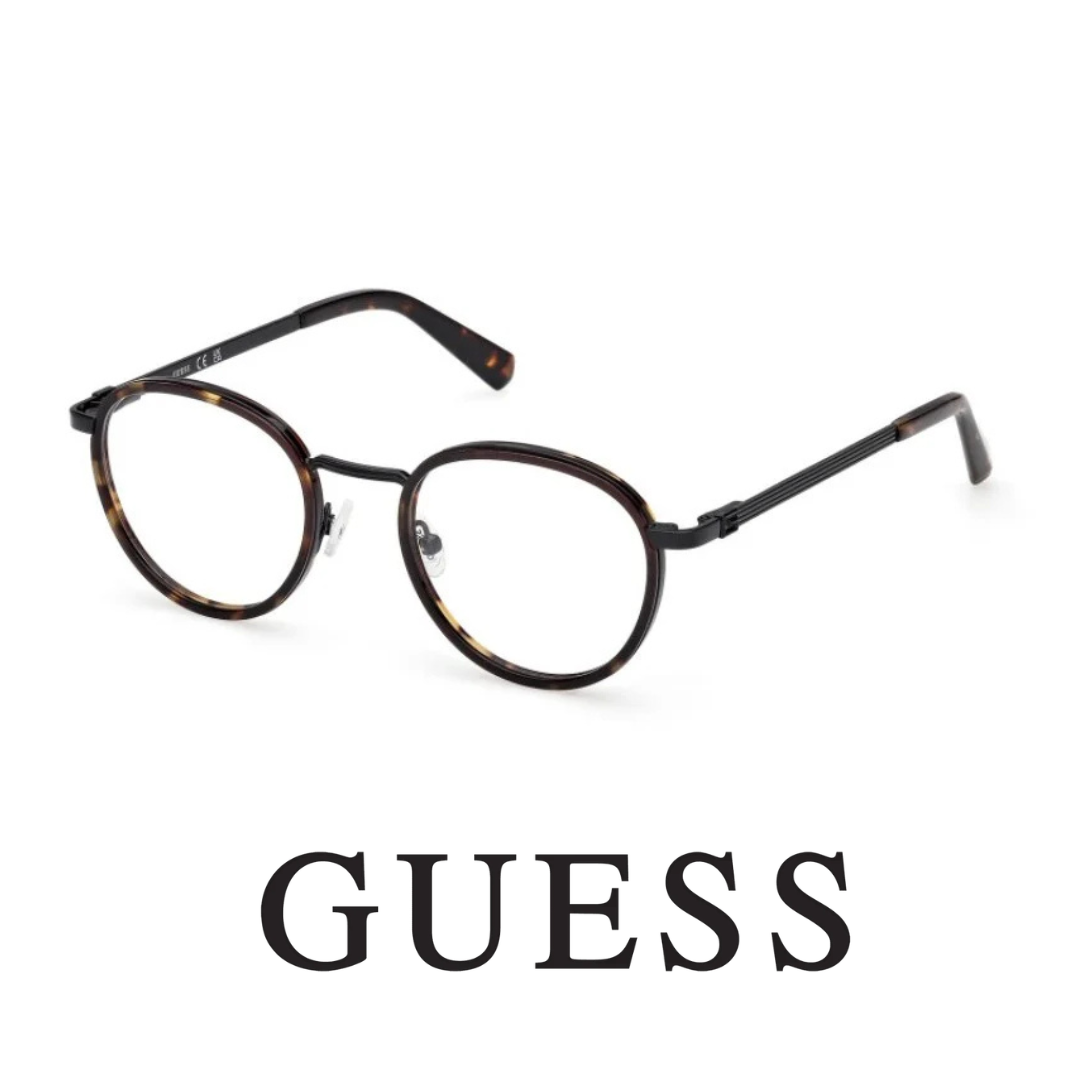 Guess Eyewear - Round - Dark Havana
