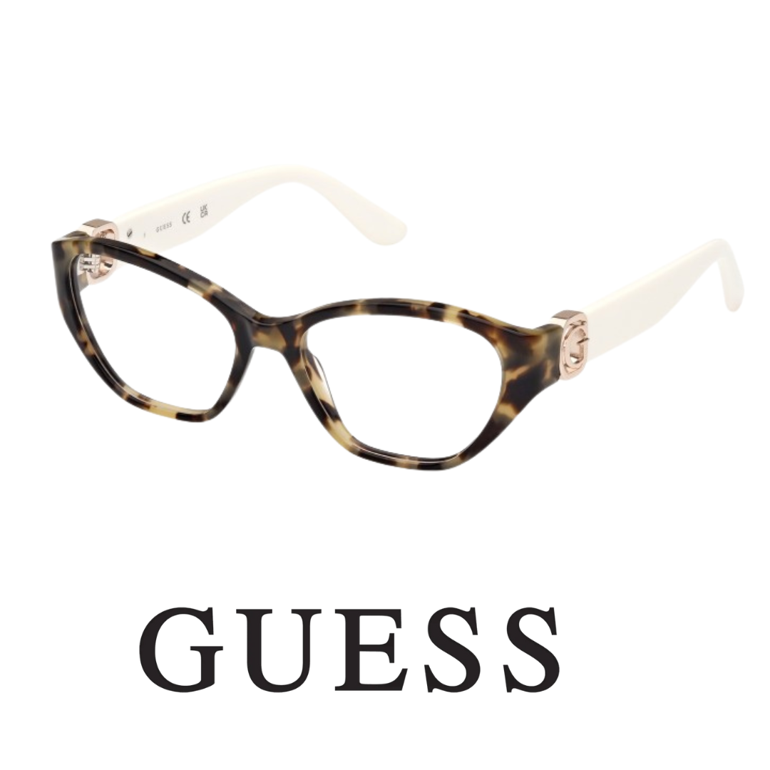 Guess Eyewear - Cat Eye- Tortoise / White