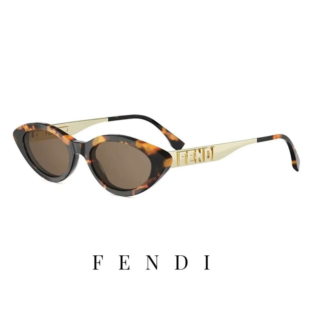 Fendi - Cat eye - Havana / Tortoise