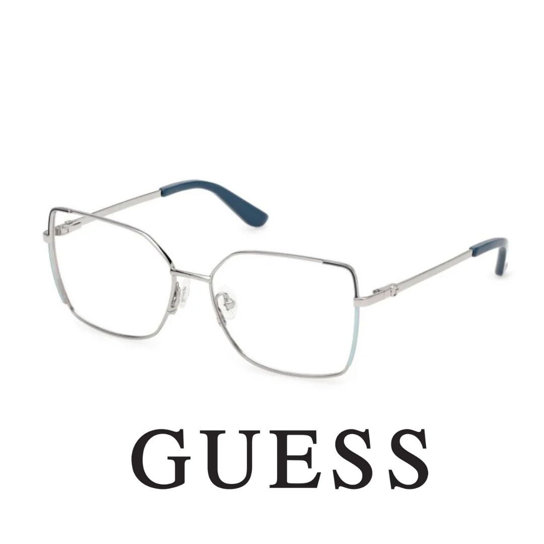 Guess Eyewear - Square - Grey Blue