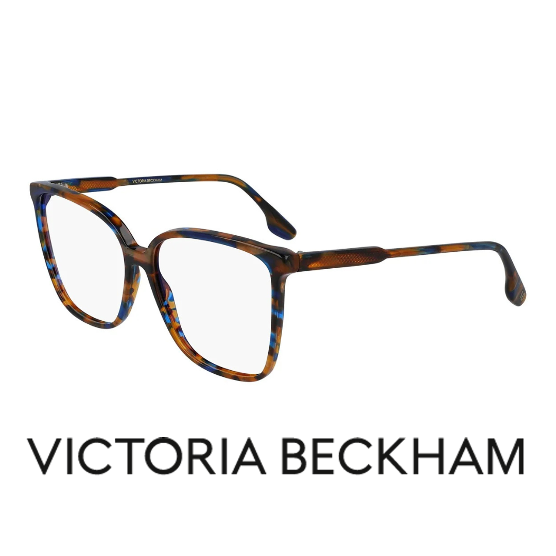 Victorija Beckham Eyewear - Square - Oversized - Blue Havana