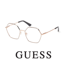 Guess Eyewear - Hexagonal - Shiny Rose Gold