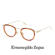 Ermenegildo Zegna Eyewear - Round - Blond Havanna Gold