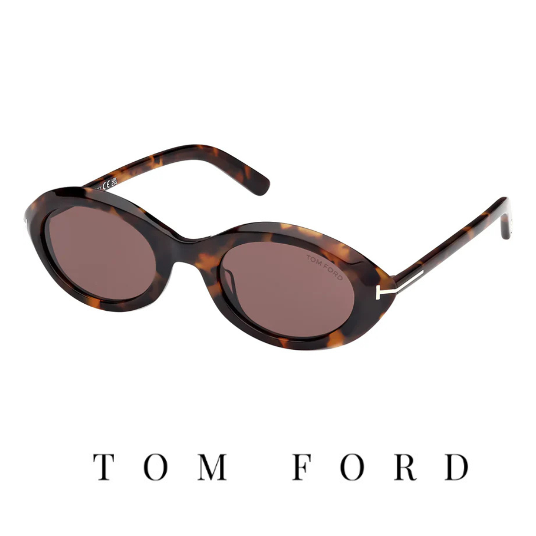 Tom Ford - Oval - Dark Havana