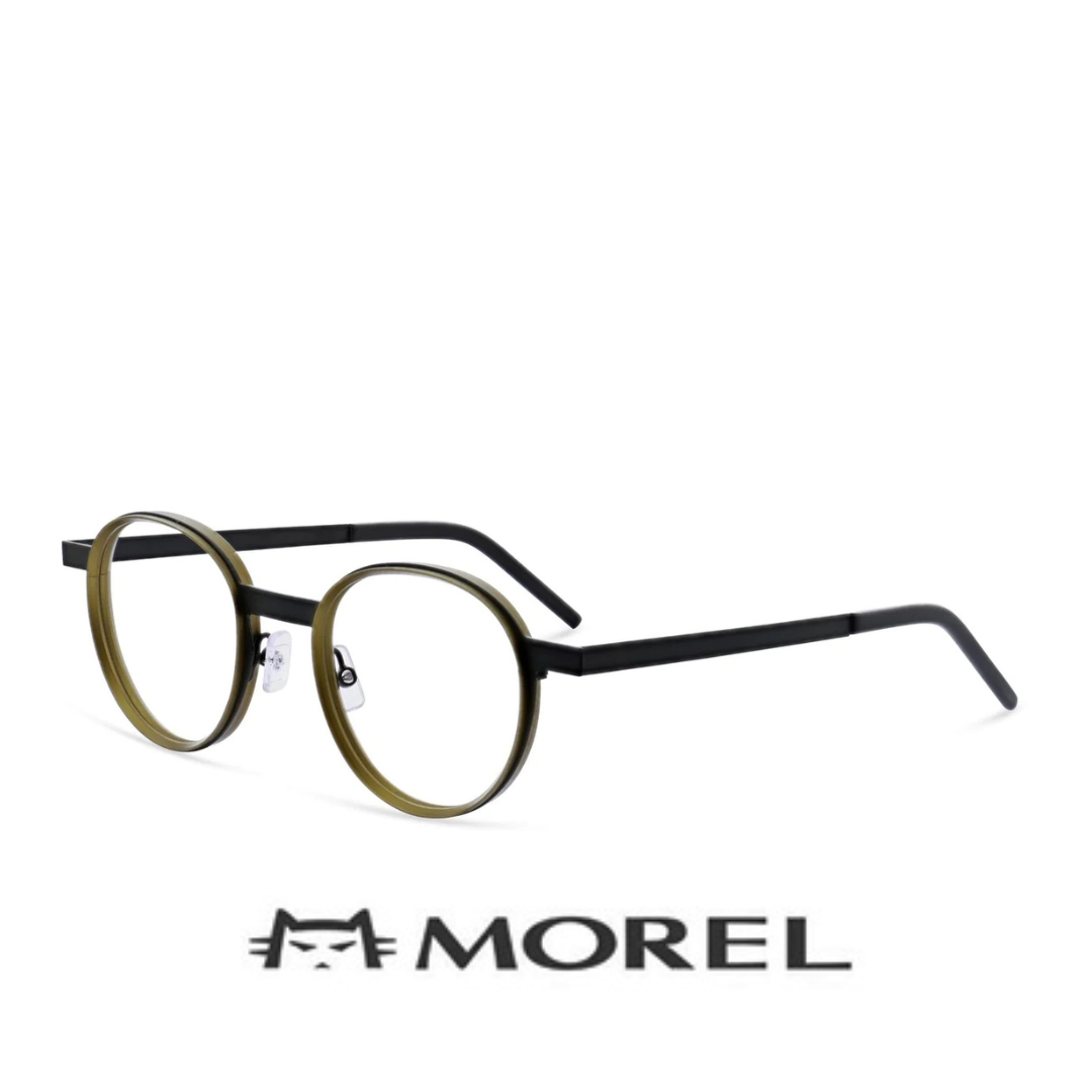 Morel Eyewear - Round - Black Green