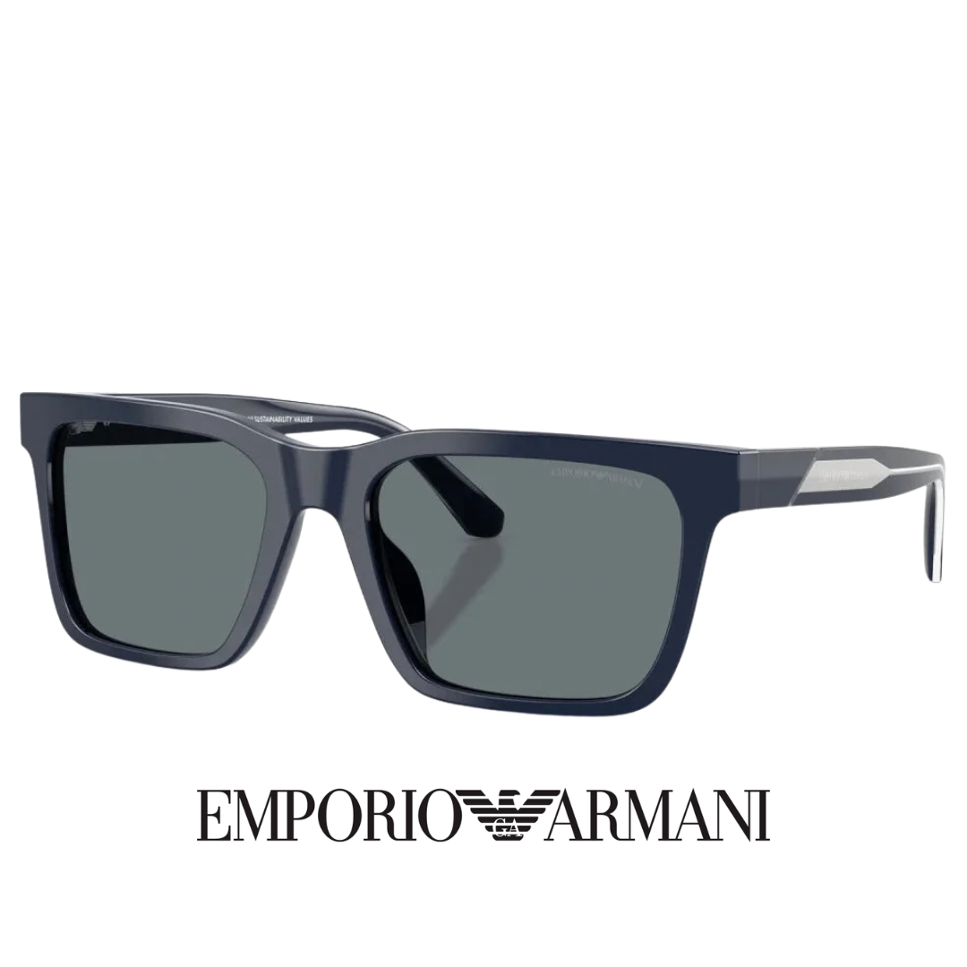 Emporio Armani - Square - Shiny / Blue