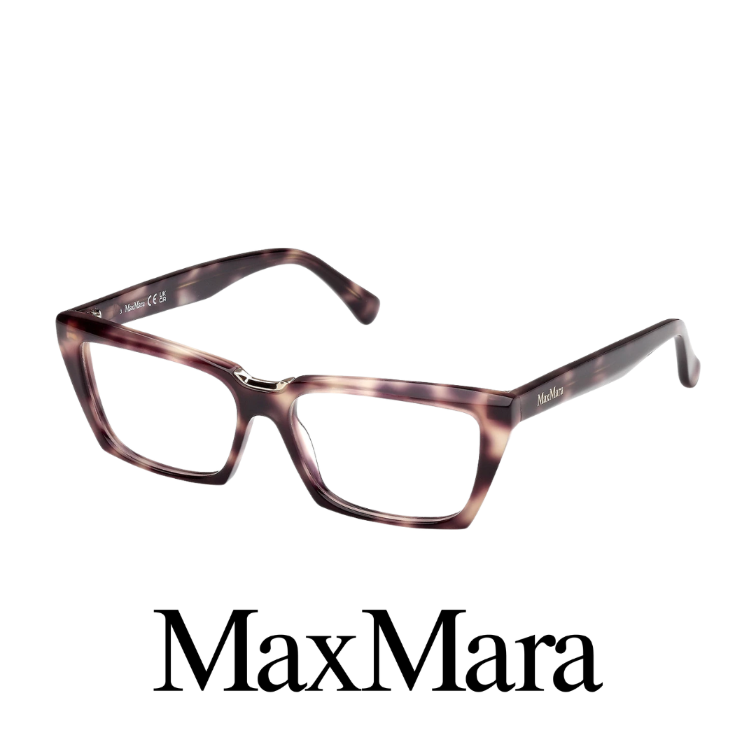 Max Mara Eyewear - Rectangle - Dark Havana