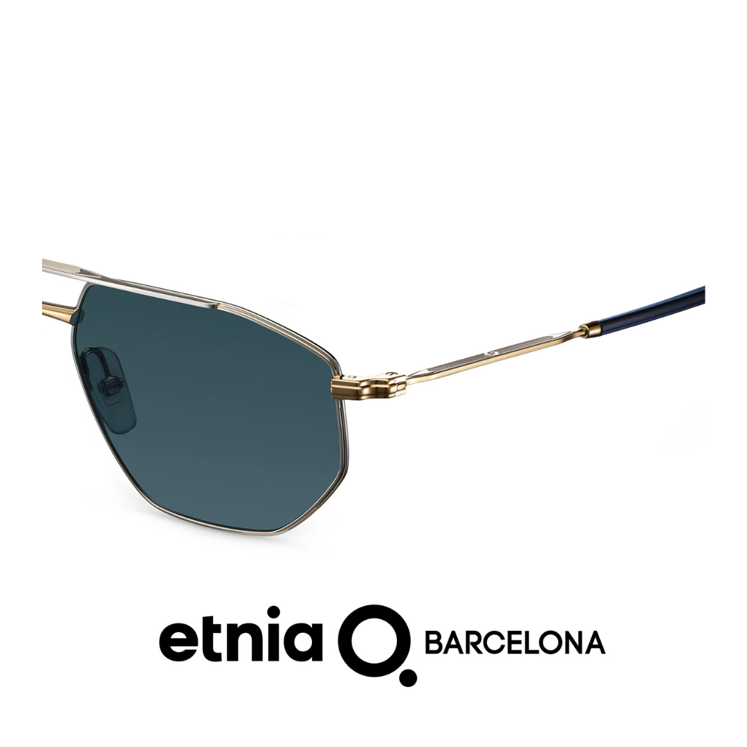 Etnia Barcelona - Alator - Rectangle - Double Bridge - Polarized - Silver/Gold