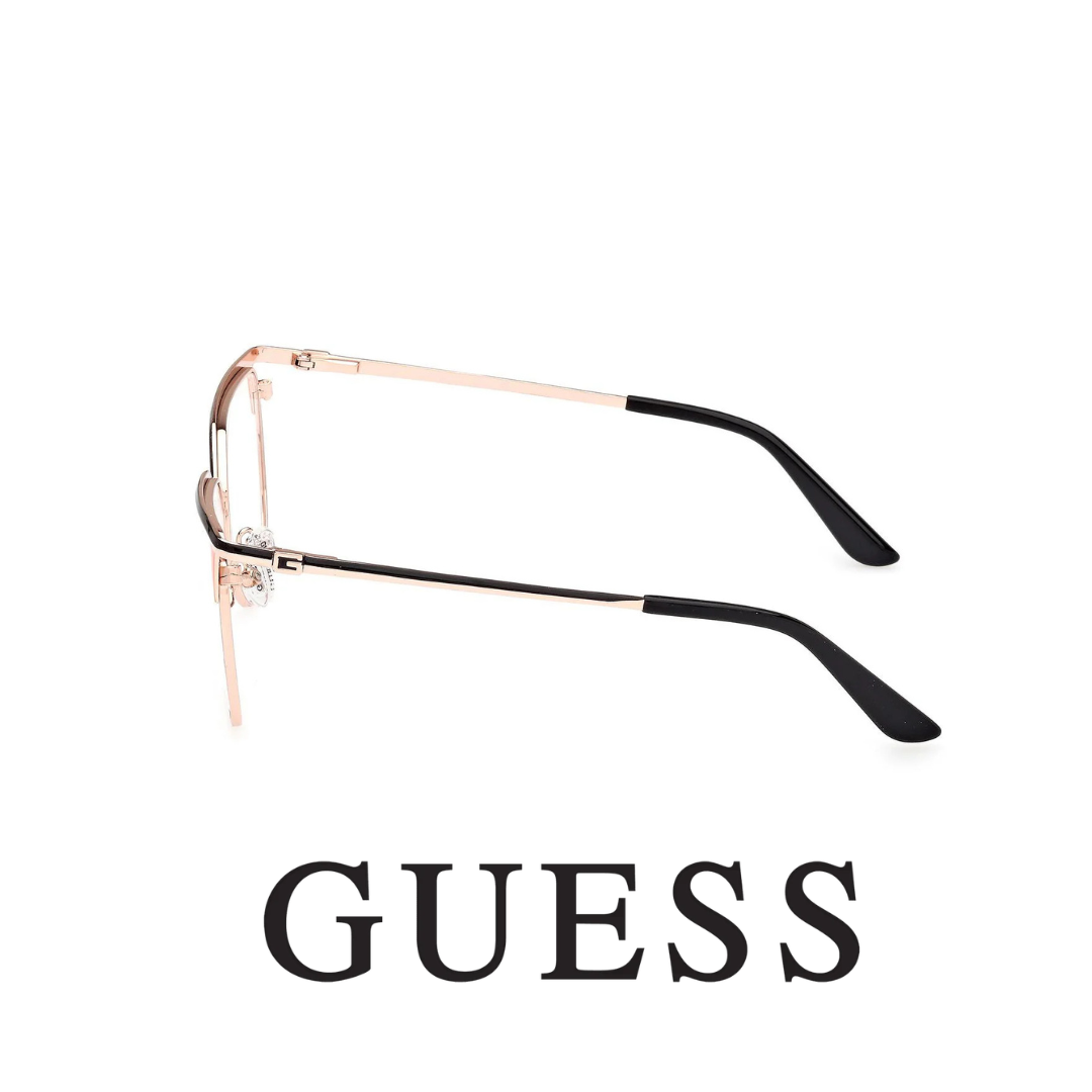 Guess Eyewear - Cat Eye - Rose Gold with Black