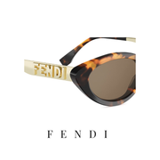 Fendi - Cat eye - Havana / Tortoise