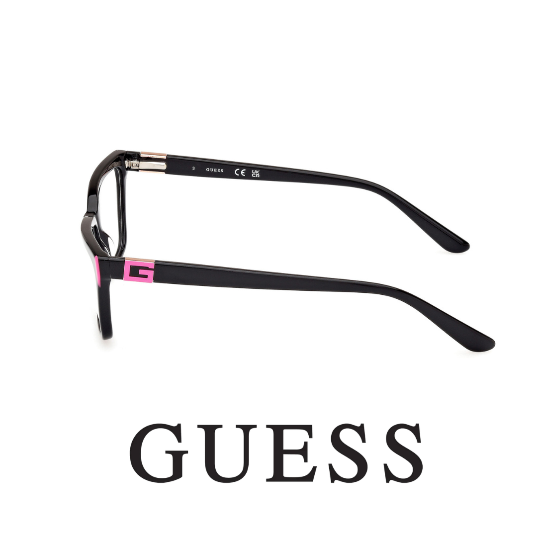 Guess Eyewear - Cat Eye - Black with Pink
