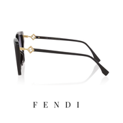 Fendi - Diamonds - Square -Black