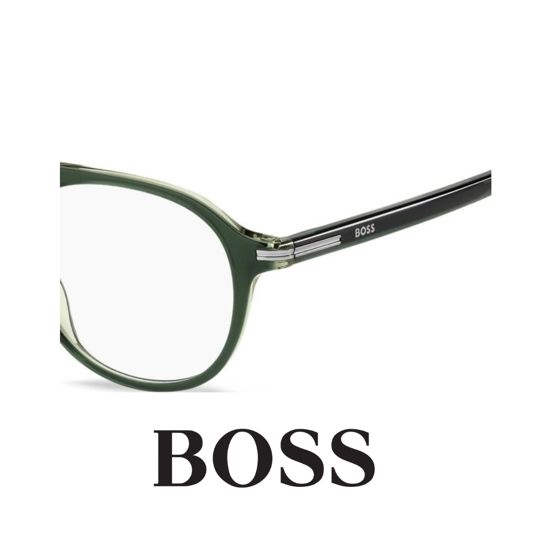 Hugo Boss Eyewear - Pilot - Transparent Dark Green