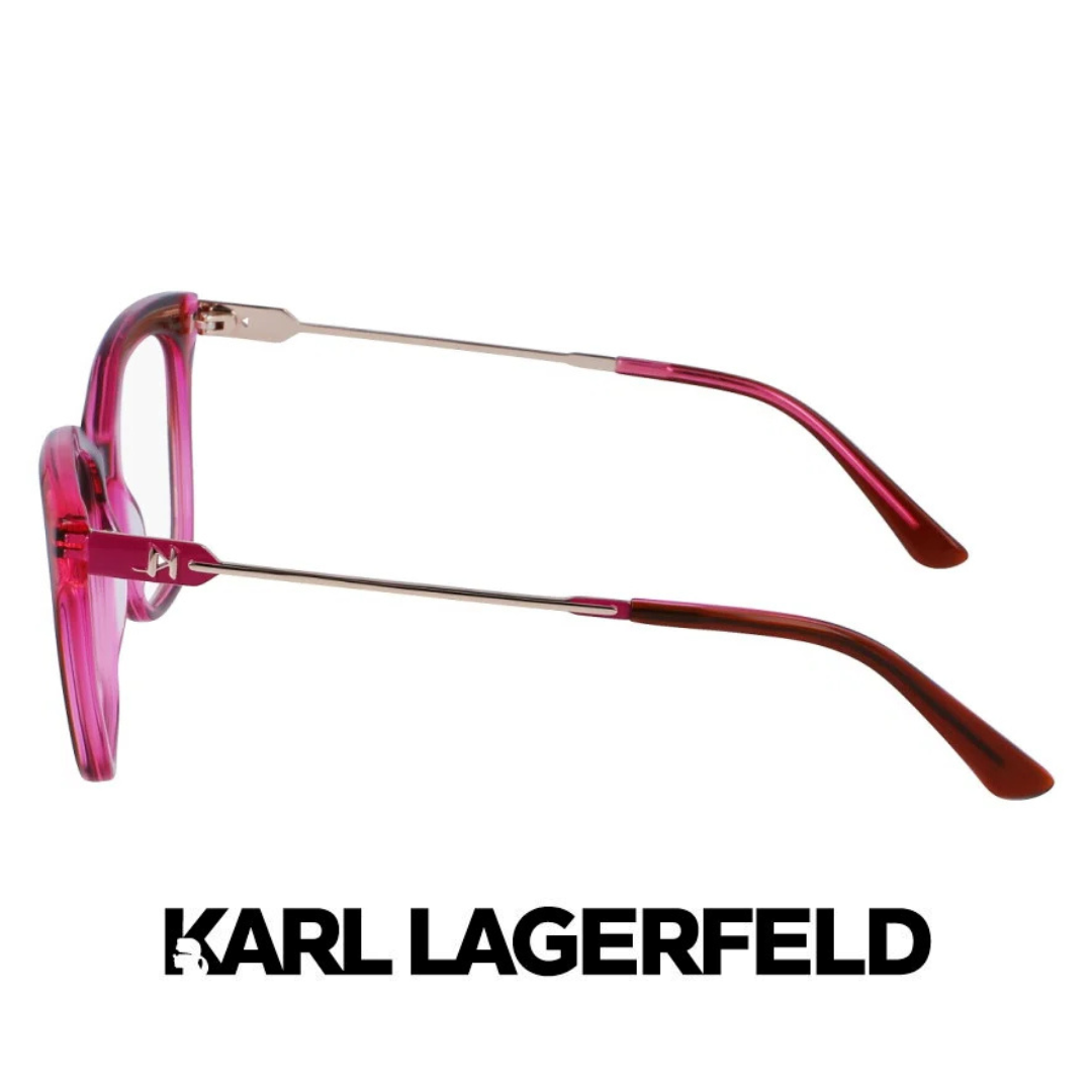 Karl Lagerfeld - Cat Eye  / Rectangular - Brown / Rose