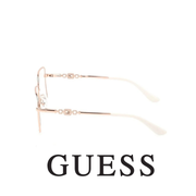 Guess Eyewear - Square - White and Rose Gold
