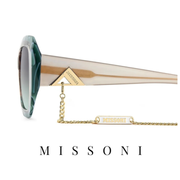 Missoni - Oversized - Square - Green / Striped / Beige