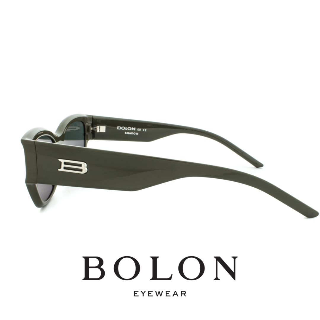 Bolon - Geometric / Cat eye - Olive / Green
