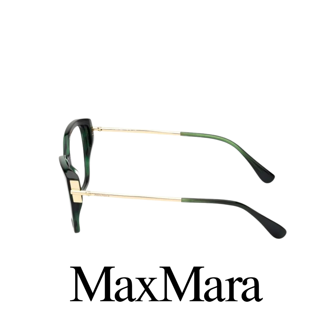 Max Mara Eyewear - Butterfly - Dark Green Gold