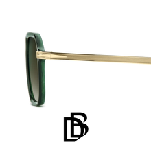 David Beckham - Rectangular - Green / Gold