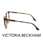 Victorija Beckham Eyewear - Square - Oversized - Blue Havana