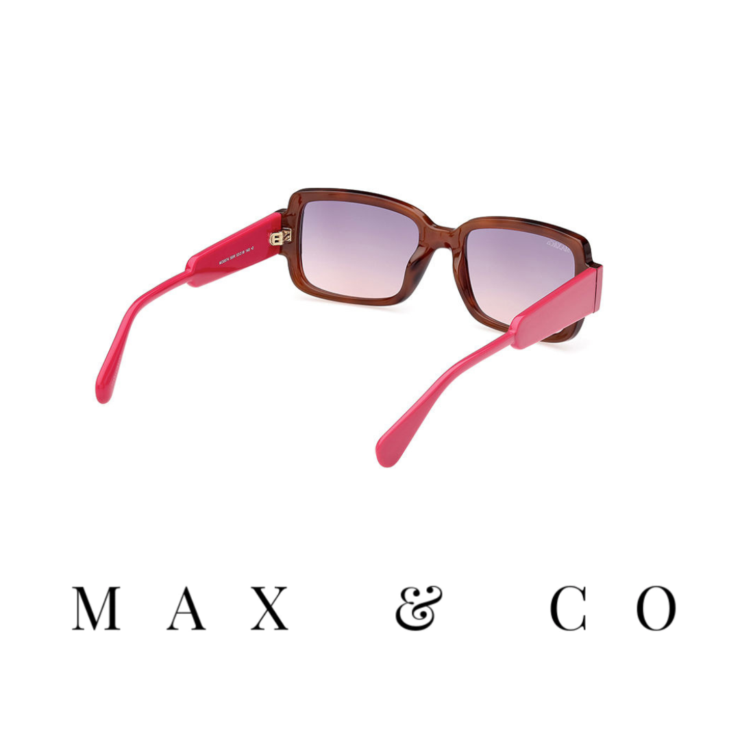 Max & CO - Rectangular - Havana/Gradient Blue