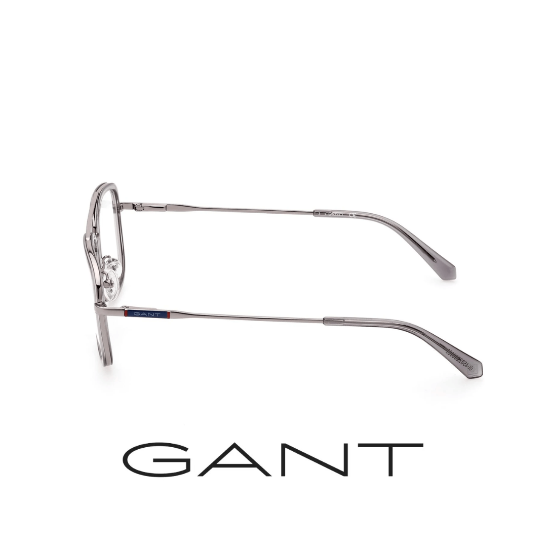 Gant Eyewear - Square - Double Bridge - Grey Silver
