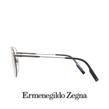 Ermenegildo Zegna Eyewear - Aviator Rectangle XL - Titanium - Dark Grey