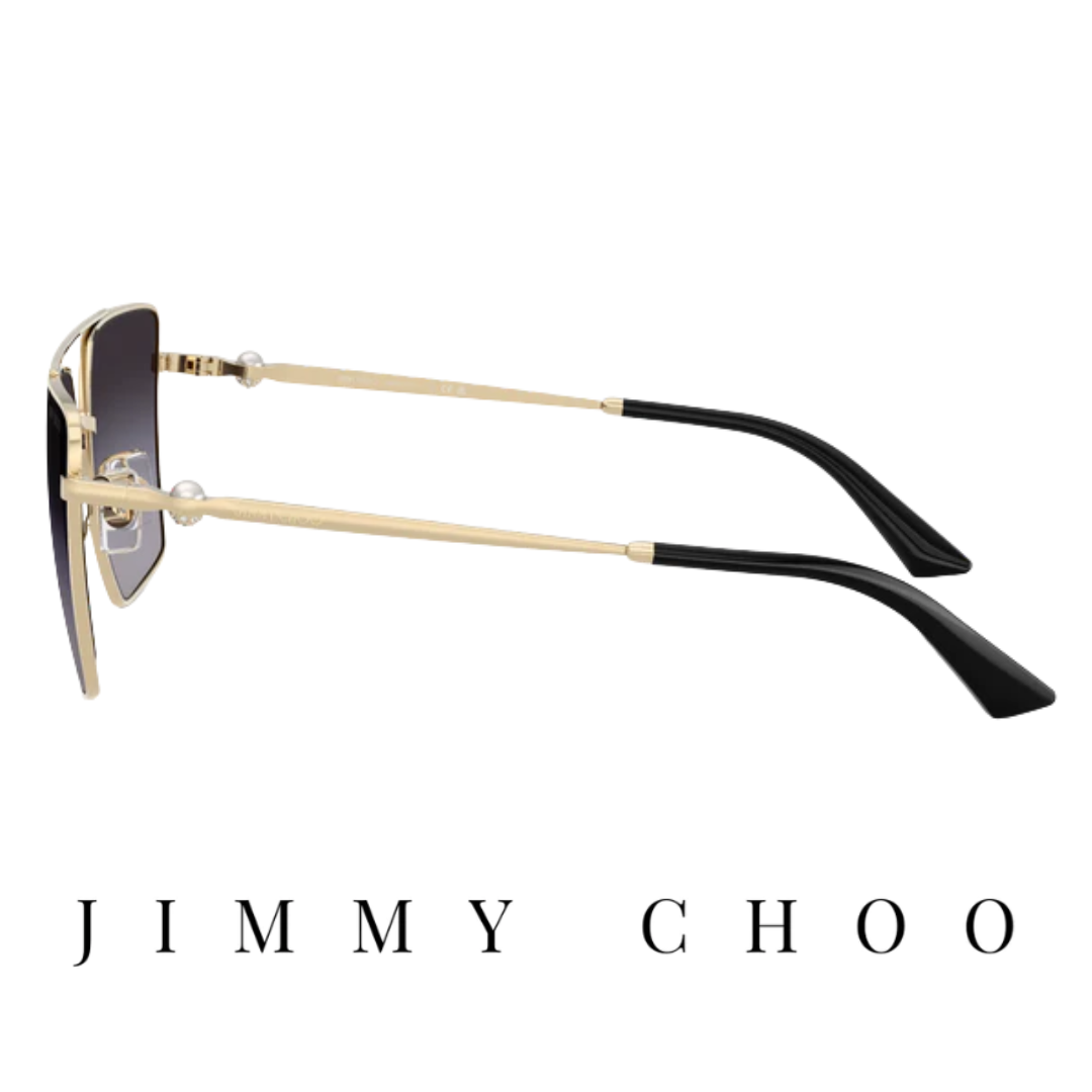 Jimmy Choo - Square / Pilot - Pale Gold