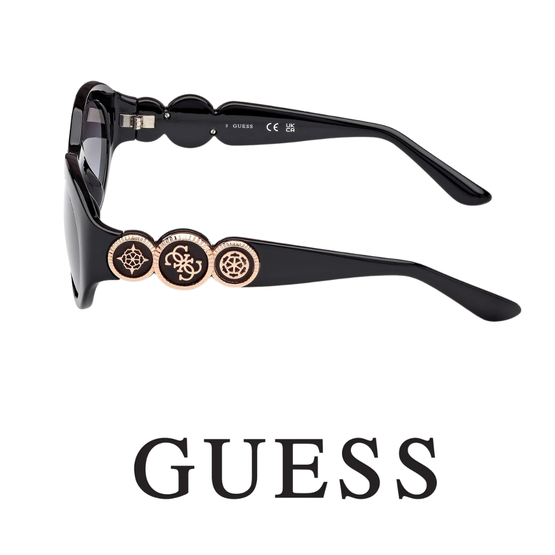 Guess - Oval - Shiny / Black