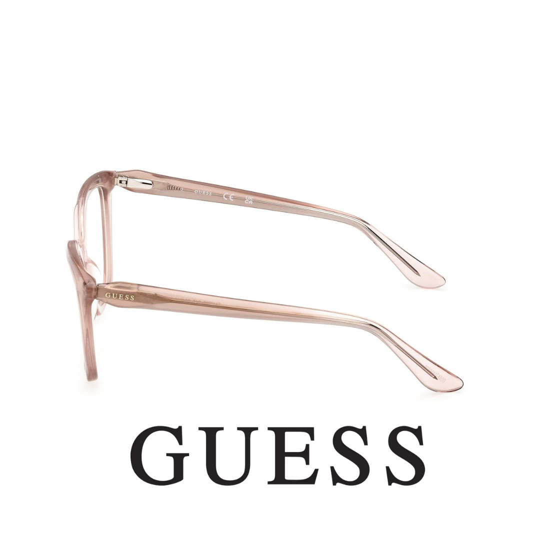Guess Eyewear - Square - Transparent Beige