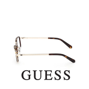Guess Eyewear - Rectangle - Dark Havana with Gold