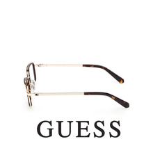 Guess Eyewear - Rectangle - Dark Havana with Gold