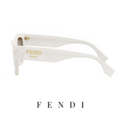 Fendi - Square - White