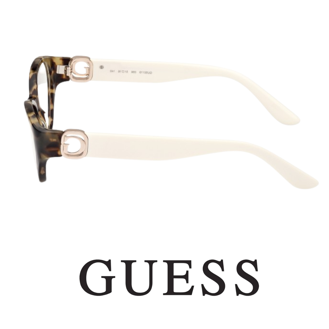 Guess Eyewear - Cat Eye- Tortoise / White