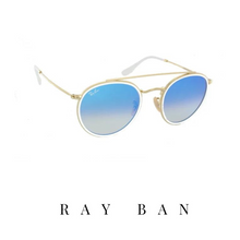 Ray Ban - Unisex - Gold/ Blue Gradient Mirror
